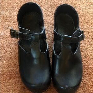 Dansko Black Leather Mary Janes made in Denmark
